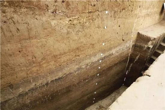 兰池水淤泥堆积点试掘。省考古研究院供图