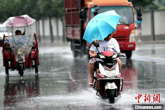 资料图：陕西出现大范围强降雨。　张远 摄