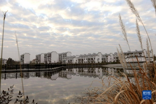 这是江西省兴国县铭恩新村景色（2019年1月24日摄）。新华社发（张昌祯 摄）