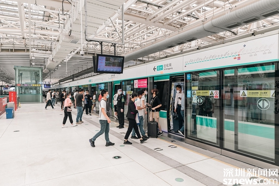 深圳地铁6号线深圳北站。深圳地铁供图