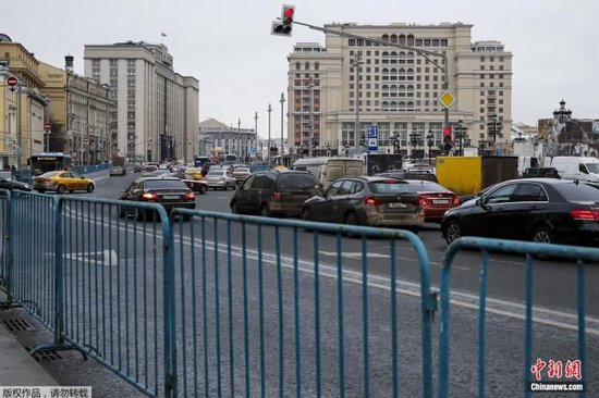  资料图：俄罗斯莫斯科街头。