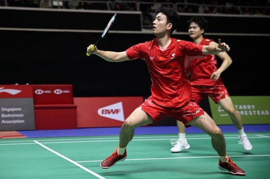 止步半决赛！中国公开赛男双半决赛：梁王组合0-2不敌印尼组合