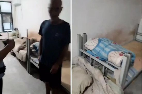 寇聚合在黑磚廠(chǎng)里的房間和床鋪