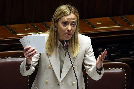 △意大利總理梅洛尼（資料圖）