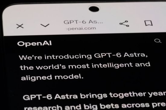 OpenAI的GPT-6 Astra人工智能AI大模型 IC photo