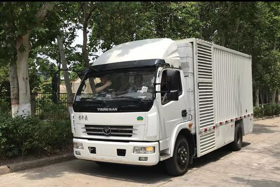  “水氢车”的外形和一般货车别无两样