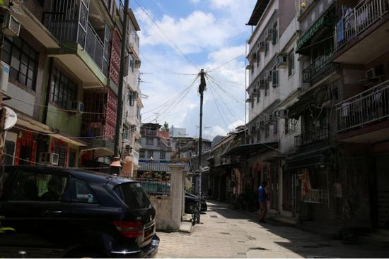  图：元朗南边围村（拍摄：环球时报-环球网记者&nbsp;范凌志）