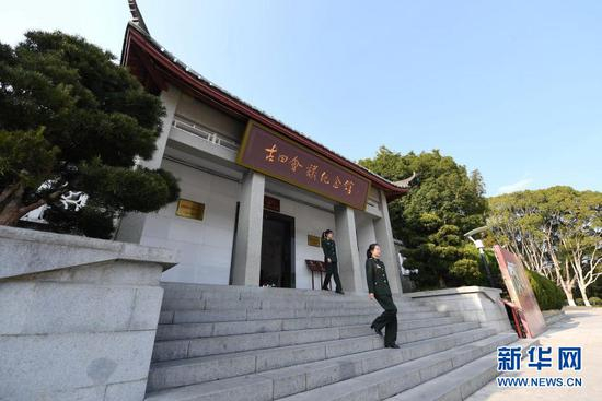 1月25日拍摄的上杭县古田会议纪念馆。新华社记者林善传摄