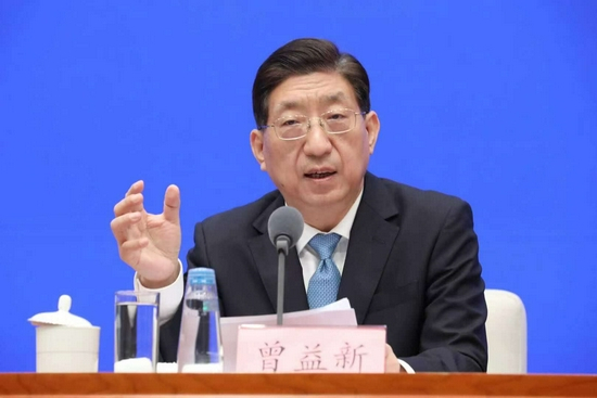  △中国国家卫生健康委副主任曾益新