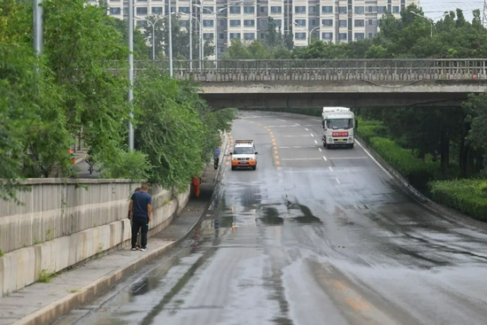  目前，这条道路已恢复通行。新京报记者 王贵彬 摄