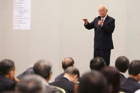  台积电董事长张忠谋。