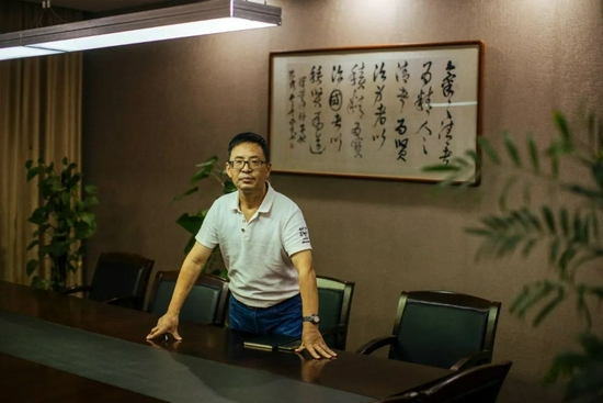 原太仓中专校长周新源（蔡小川 摄）