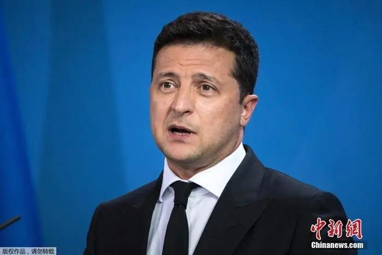  资料图：乌克兰总统泽连斯基。