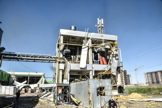 敖德萨局势进一步升级 &nbsp;图：澎湃影像