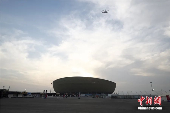 2022卡塔尔世界杯卢塞尔体育场外景。富田 摄