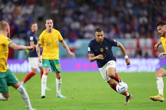 法国队4比1大胜澳大利亚队&nbsp;图据IC photo