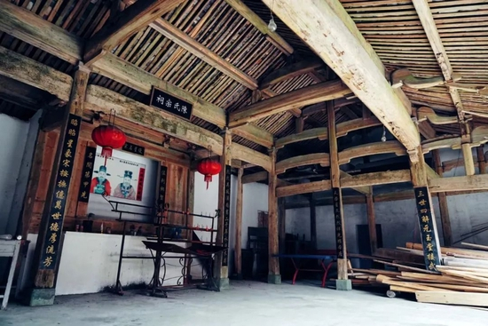  陈岙村陈氏祠堂。摄/陈淑莲