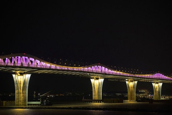  这是9月27日拍摄的澳门大桥。新华社发（张金加摄）