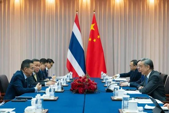 中泰外长会 图：外交部网站