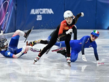 短道速滑女子500米预赛：王欣然、张楚桐和范可新全部晋级1/4决赛