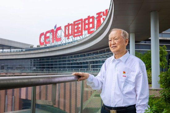2026年6月18日在中国电科第十四研究所拍摄的贲德。