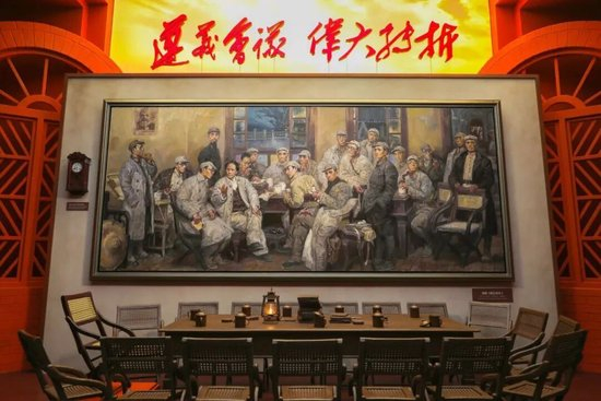 油画《遵义会议》/沈尧伊