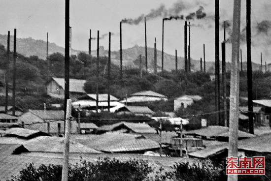 晋江上世纪80年代末的镇区。福建日报记者　林辉龙　摄