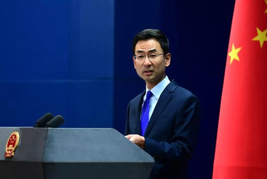 △外交部发言人耿爽