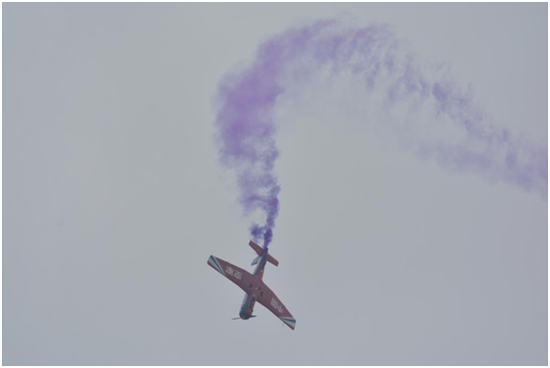 图3 天之翼表演队初教-6表演尾旋改出动作