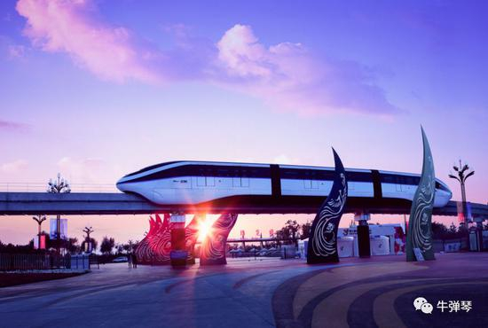 比亚迪已建成并投入使用的银川云轨