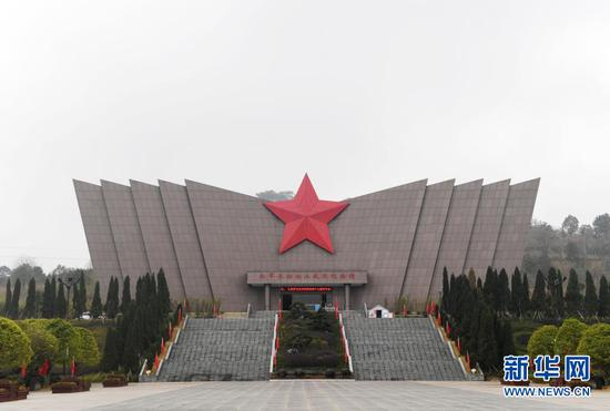 这是广西全州红军长征湘江战役纪念馆（2月3日摄）。新华社记者 陆波岸 摄