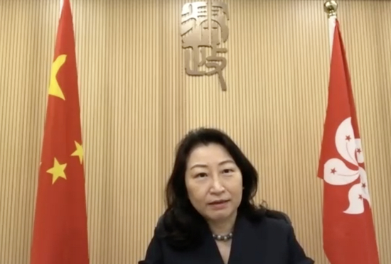 香港特区律政司司长郑若骅