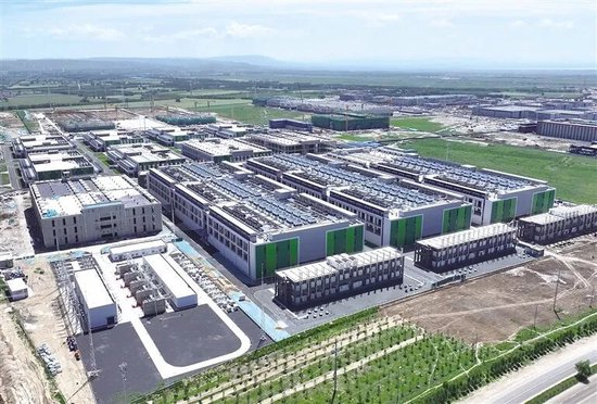  乌兰察布中金数据低碳算力基地。