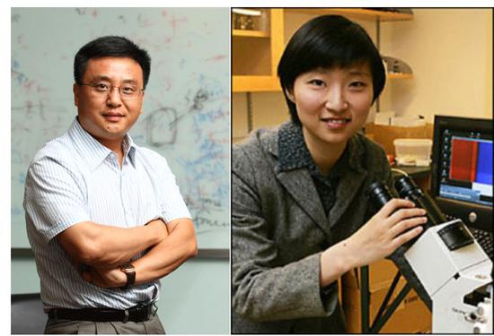  张亚勤（左）、庄小威（右）