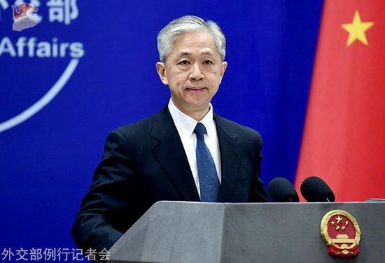 汪文斌资料图。图源:外交部网站