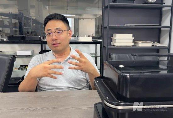 佛山鲲宴科技有限公司总经理王荐 图片来源:每经记者 陈鹏丽 摄