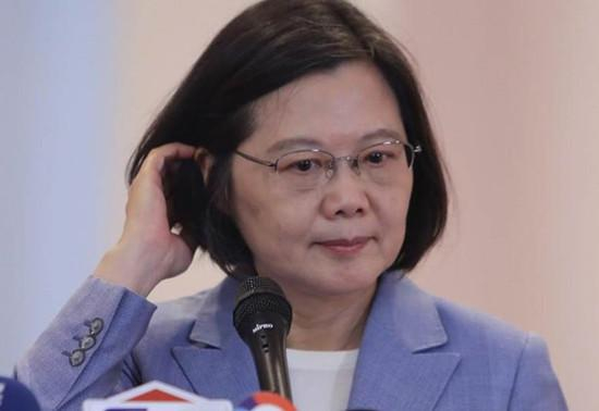  图为台湾地区领导人蔡英文