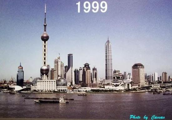 1999年的浦东陆家嘴