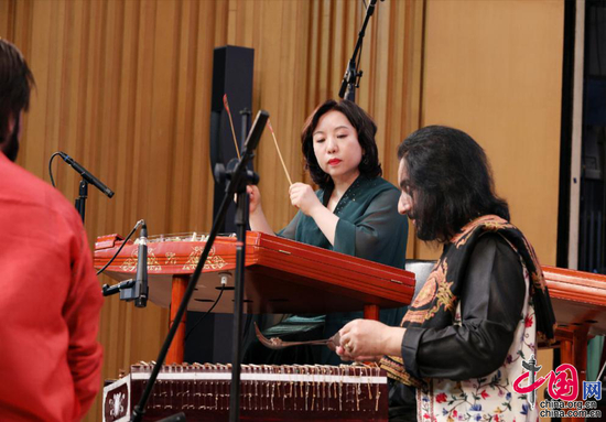 中印音乐交流盛会“与大师同台-跨时代的相聚”音乐会现场&nbsp;