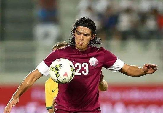 乌拉圭前锋塞巴斯蒂安是卡塔尔最早的归化球员。