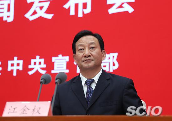 中央政策研究室分管日常工作的副主任江金权（焦非 摄）