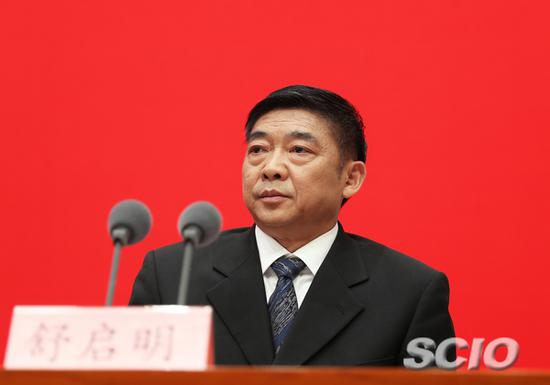 全国政协副秘书长舒启明（焦非 摄）