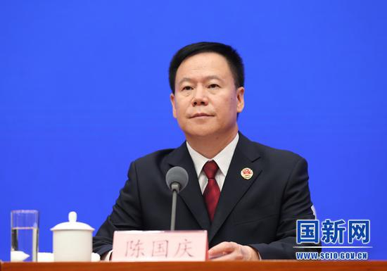 陈国庆在发布会上。&nbsp; 国新网 图