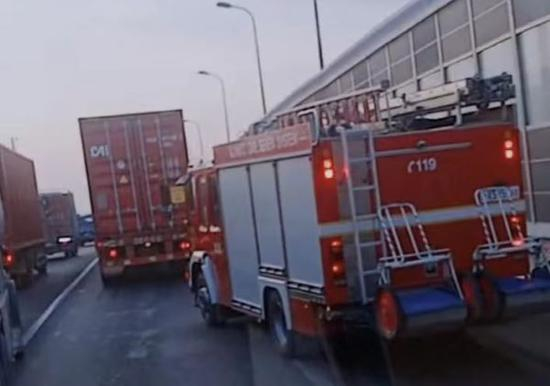 图说：事故现场 来源/网友提供