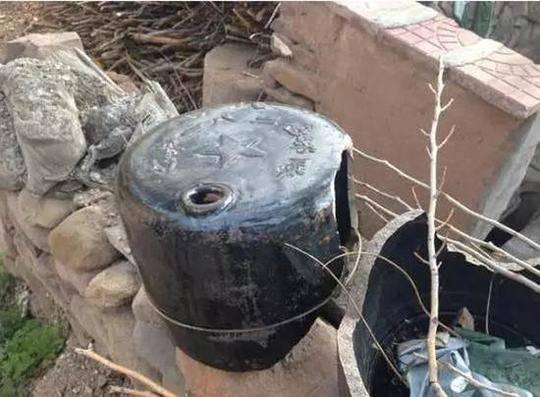 祁县来远镇盘陀村发现一个侵华日军使用过的毒气瓷罐