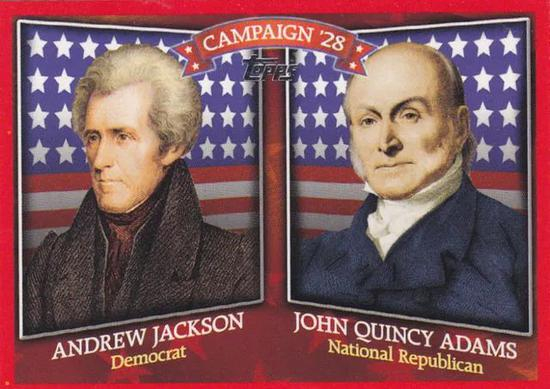 1824年大选总统候选人。/&nbsp;推特截图