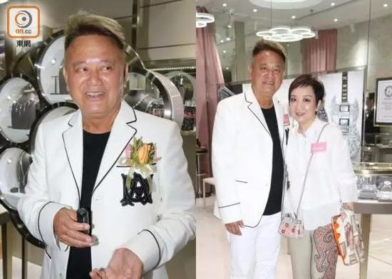 陈百祥和妻子黄杏秀&nbsp; 图源：香港“东网”