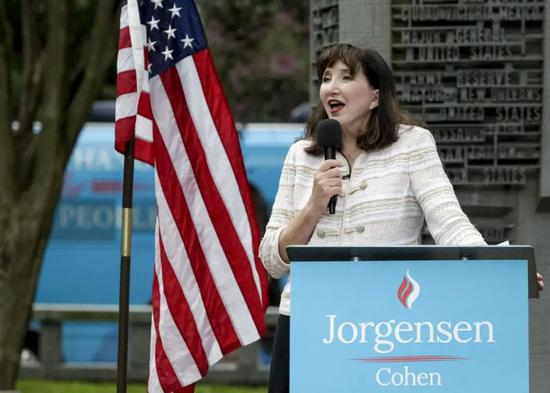  美国自由党总统候选人乔·乔根森