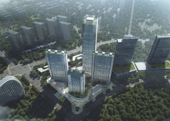  项目规划图。图源：承建单位中建八局四公司公众号