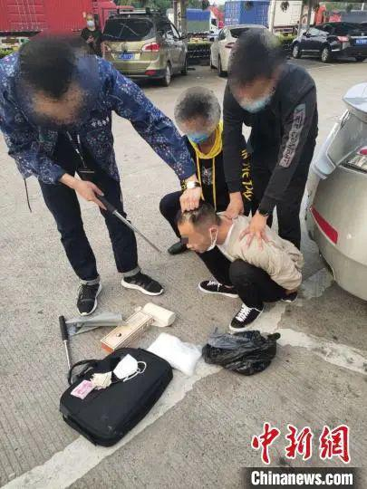 抓获犯罪嫌疑人。安徽合肥警方提供